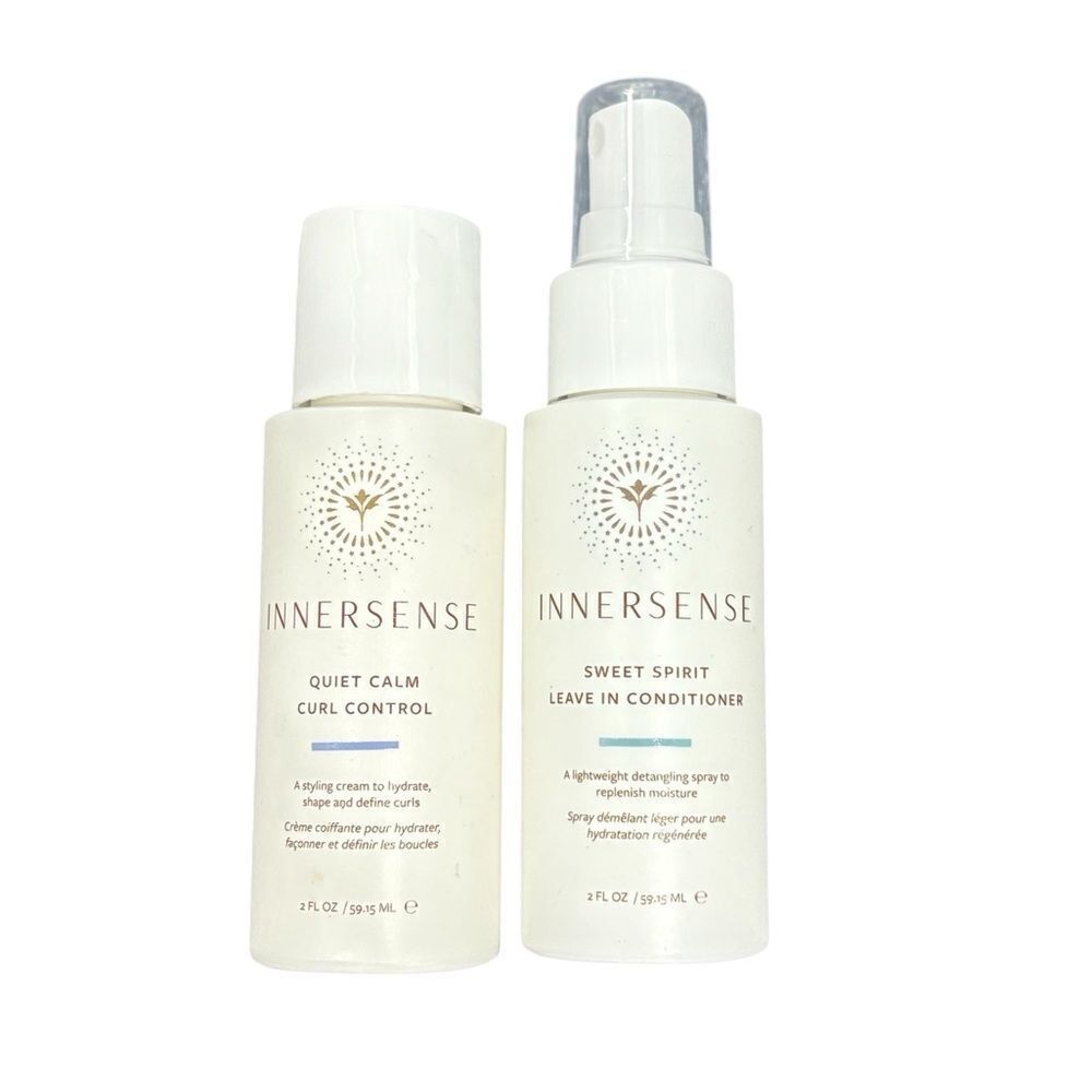 Innersense Hair Duo!✨ Quiet Calm Curl + Sweet Spirit Leave In - New! Travel